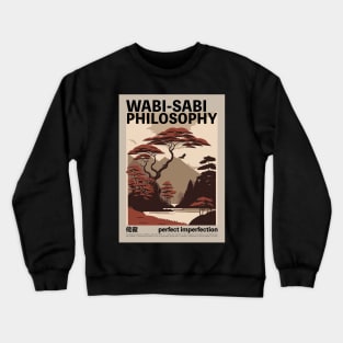 Japanese Landscape - Perfect Imperfection - Wabi Sabi Crewneck Sweatshirt